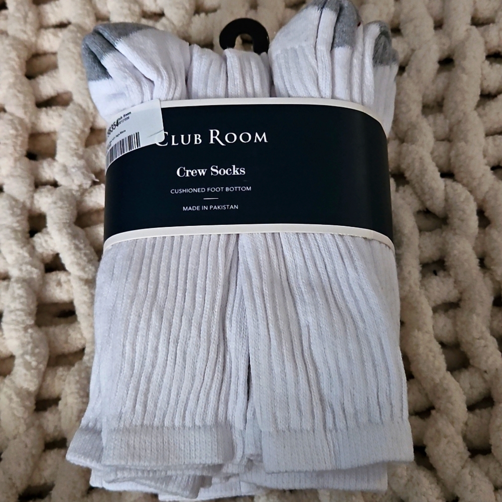 Club Room Crew Socks 12 Pack
